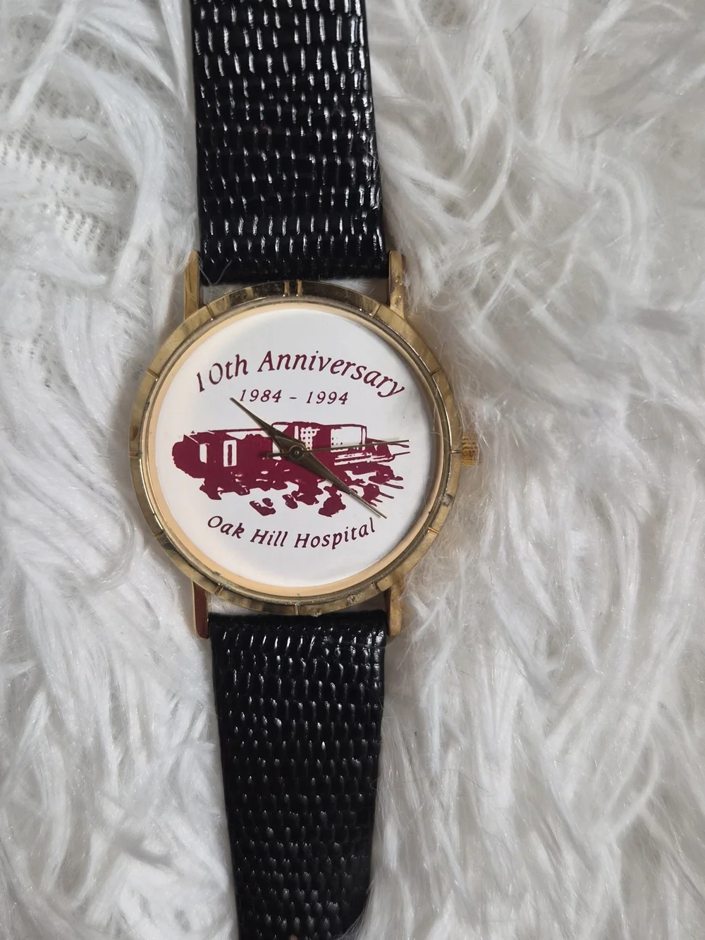 Vintage Golf Winners Circle Face Oak Hill Hospital 10th Anniversary Watch Bundle